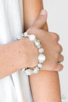 Once Upon A MARITIME - White Bracelet Paparazzi