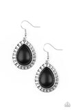 Sahara Serenity - Black Earrings Paparazzi