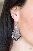 Gracefully Gatsby - Blue Earrings Paparazzi