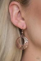 Eastside Excursionist - Copper Earrings Paparazzi