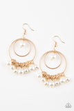 New York Attraction - Gold Earrings Paparazzi