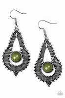 Zoomin Zumba - Green Earrings Paparazzi