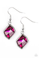 Glow It Up - Pink Earrings Paparazzi