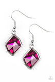 Glow It Up - Pink Earrings Paparazzi