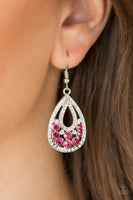 Sparkling Stardom - Pink Earring Paparazzi