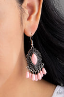 Private Villa - Pink Earrings Paparazzi