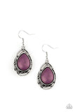 Abstract Anthropology - Purple Earrings Paparazzi