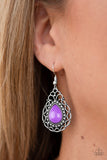 Flirty Finesse - Purple Earrings Paparazzi