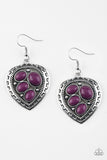 Wild Heart Wonder - Purple Earrings Paparazzi