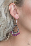 Babe Alert - Purple Earrings Paparazzi
