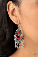 Mantra to Mantra - Red Earrings Paparazzi - Incoming