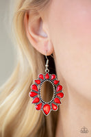 Fashionista Flavor - Red Earrings Paparazzi