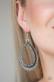 Right As REIGN - Silver Earrings Paparazzi