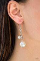 Timelessly Traditional - White Pearl Earrings Paparazzi