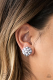 Par Pearl - Silver Clip-On Earrings Paparazzi