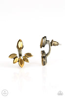 Radical Refinement - Brass Earrings Paparazzi