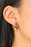 Radical Refinement - Brass Earrings Paparazzi