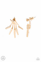 Extra Electric - Gold Earrings Paparazzi