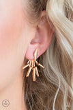 Extra Electric - Gold Earrings Paparazzi