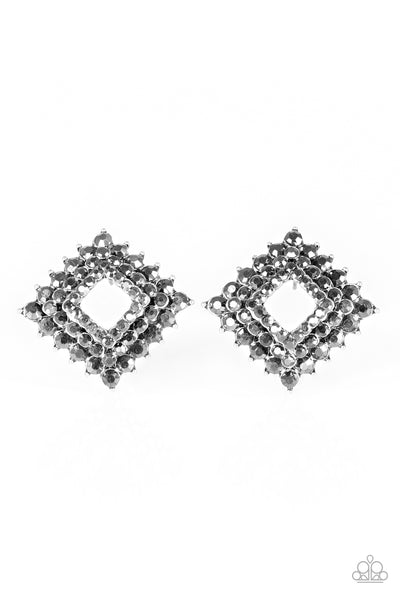 Kensington Keepsake - Silver Earrings Paparazzi