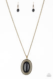 Practical Prairie - Brass Necklace Paparazzi