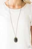 Practical Prairie - Brass Necklace Paparazzi