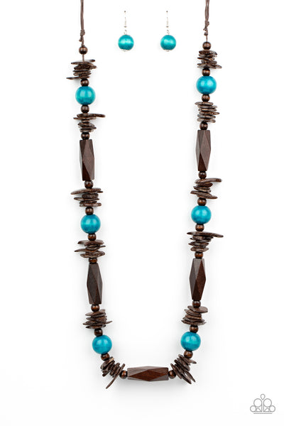 Cozumel Coast - Blue Necklace Paparazzi