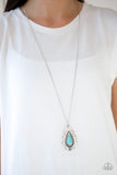 Sedona Solstice - Blue Turquoise Necklace Paparazzi