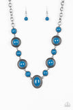 Voyager Vibes - Blue Necklace Paparazzi