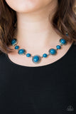 Voyager Vibes - Blue Necklace Paparazzi