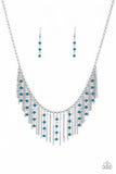 Harlem Hideaway - Blue Necklace Paparazzi