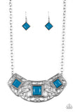 Feeling Inde-PENDANT - Blue Necklace Paparazzi