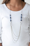 Vividly Vivid - Blue Necklace Paparazzi