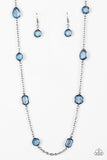 Glassy Glamorous - Blue Necklace Paparazzi