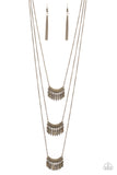 Seasonal Charm - Brass Necklace Paparazzi