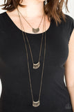 Seasonal Charm - Brass Necklace Paparazzi