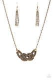 Nautically Naples - Brass Necklace Paparazzi
