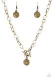 Sorority Sisters - Brass Necklace Paparazzi