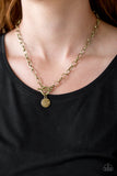 Sorority Sisters - Brass Necklace Paparazzi
