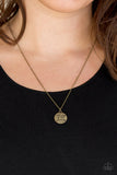 Find Joy - Brass Necklace Paparazzi