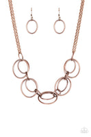 Urban Orbit - Copper Necklace Paparazzi