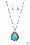 Full Frontier - Copper Necklace Paparazzi