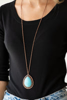 Full Frontier - Copper Necklace Paparazzi