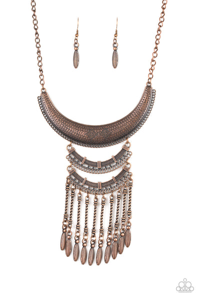 Eastern Empress - Copper Necklace Paparazzi