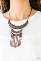 Eastern Empress - Copper Necklace Paparazzi