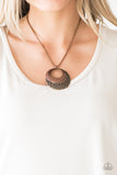 Texture Trio - Copper Necklace Paparazzi