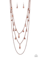 Bravo Bravado - Copper Necklace Paparazzi