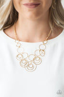 Break The Cycle - Gold Necklace Paparazzi