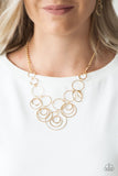 Break The Cycle - Gold Necklace Paparazzi