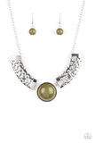 Egyptian Spell - Green Necklace Paparazzi